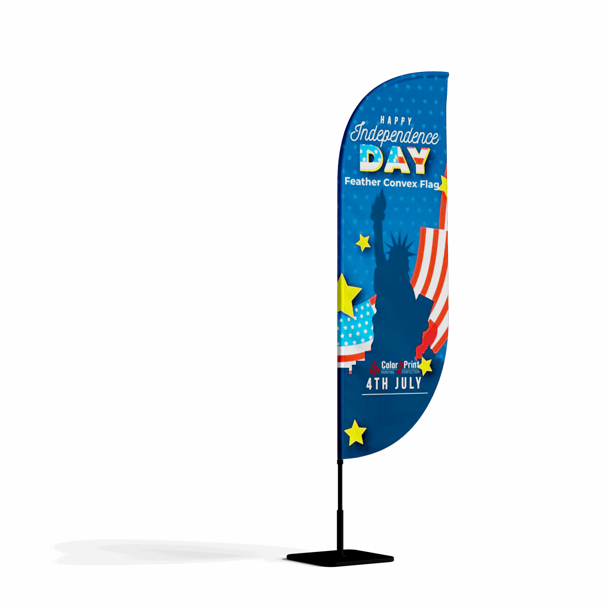 Feather Convex Flag