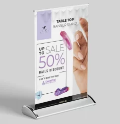 Table Top Banner Stand